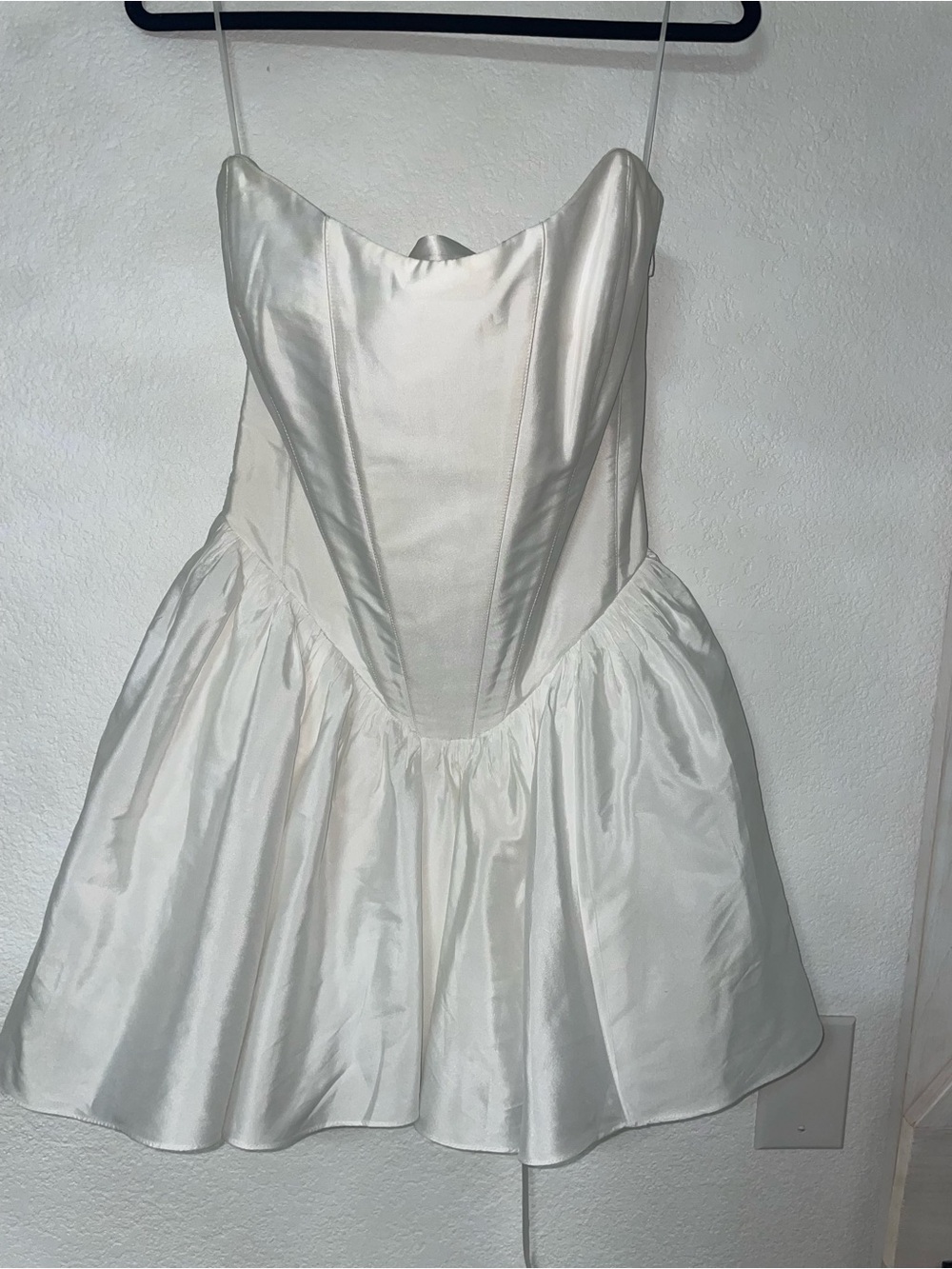 BHLDN Strapless Corset Fit & Flare Mini